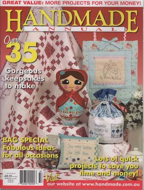 Handmade Annual Vol 25 No 10: Over 35 Gorgeous Keepsakes to Make