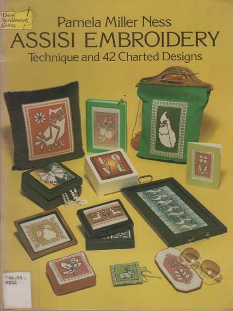 Assisi Embroidery: Technique and 42 Charted Designs [Dover Needlework Series]