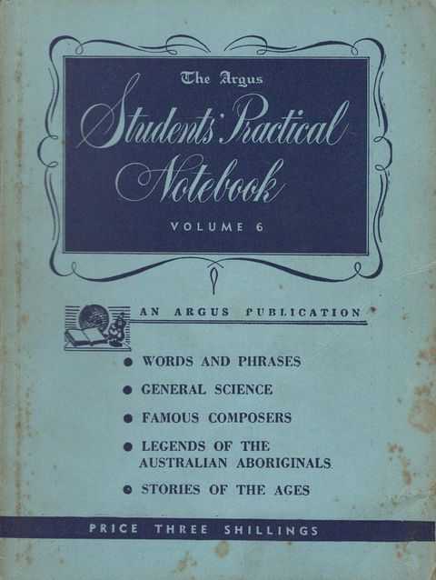 The Argus Students Practical Notebook Volume 6
