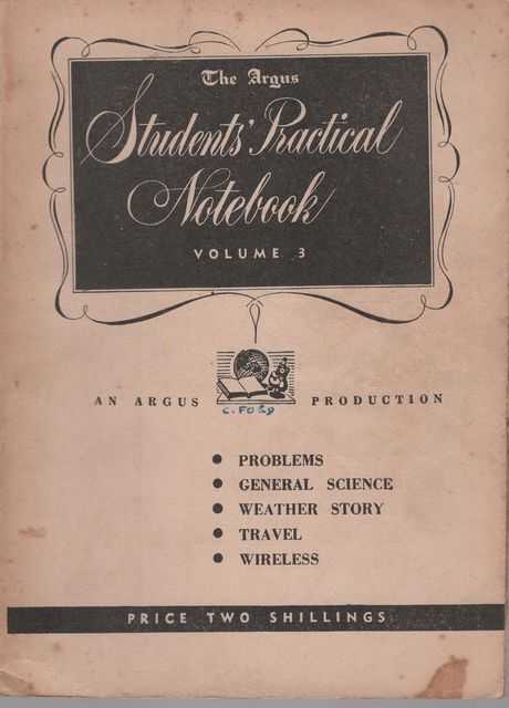The Argus Students Practical Notebook Volume 3