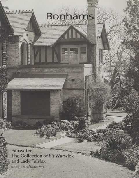 Fairwater: The Fairfax Collection, Sydney 22 September 2019