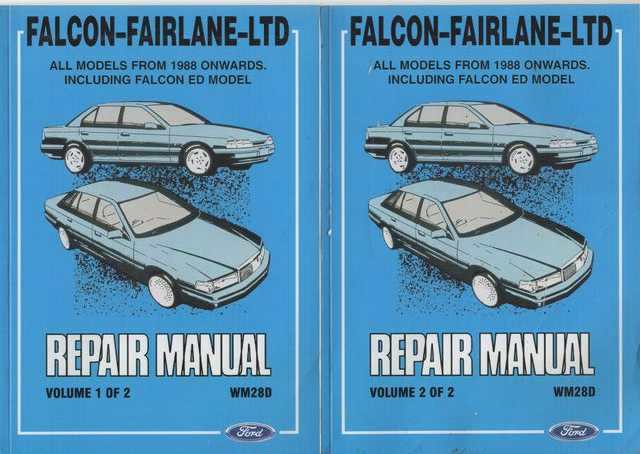 Falcon-Fairlane Ltd Repair Manual [2 Vol Set]