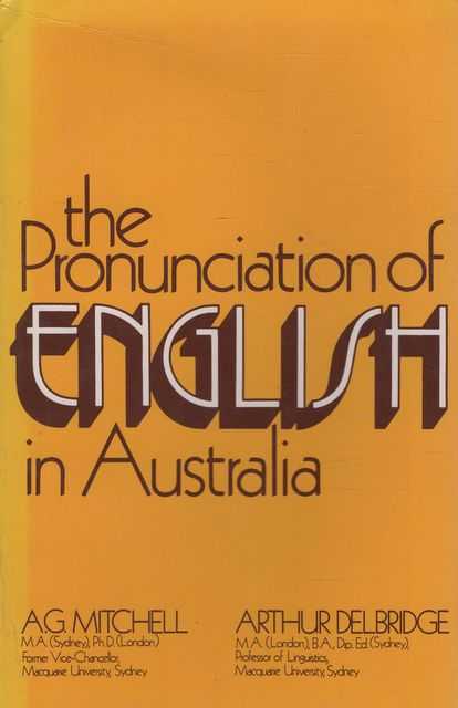 The Pronunciation of English In Australia