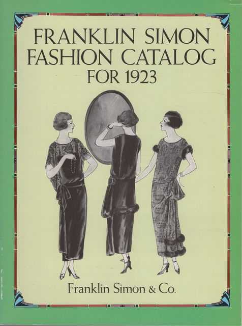 Franklin Simon Fashion Catalog for 1923