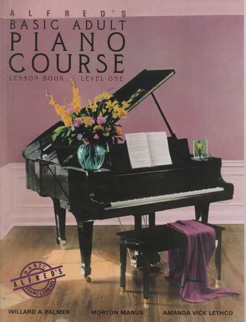 Alfred's Basic Adult Piano Course Lesson Book Level One