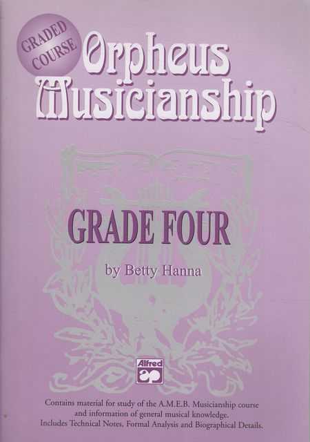 Orpheus Musicianship [Graded Course] Grade Four