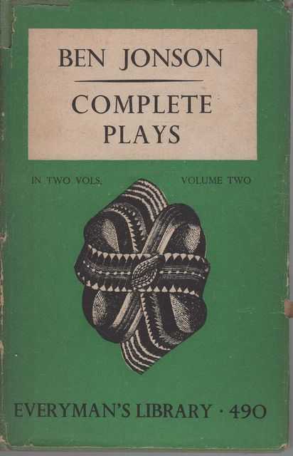 The Complete Plays of Ben Jonson Volume Two