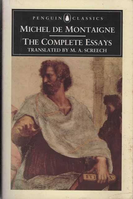 Michel De Montaigne: The Complete Essays