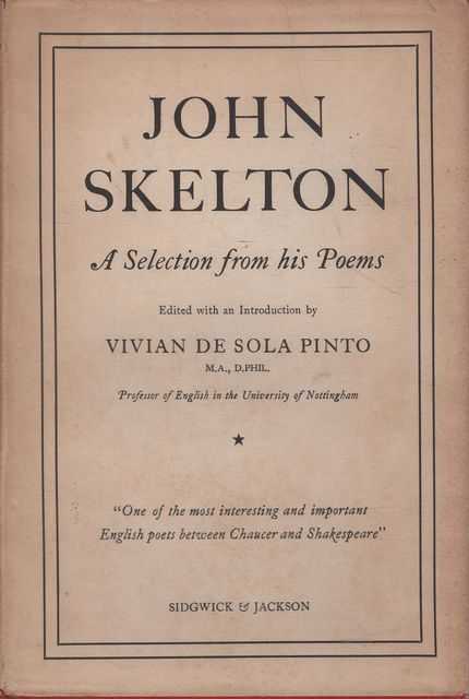 John Skelton - A Selection from his Poems