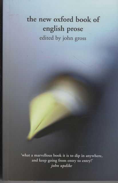 The New Oxford Book of English Prose