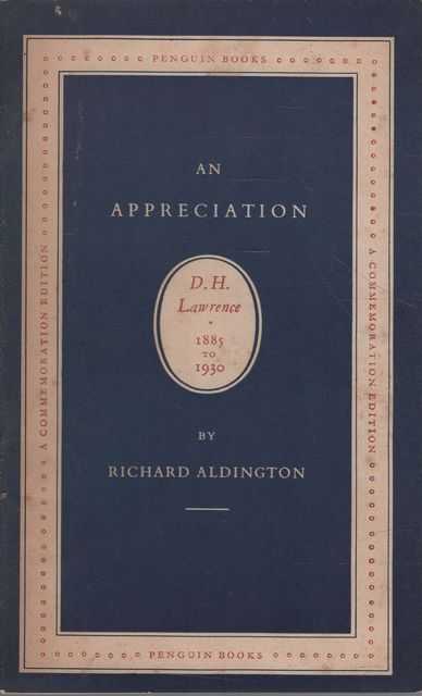 Image for D. H. Lawrence: An Appreciation D. H. Lawrence: An Appreciation